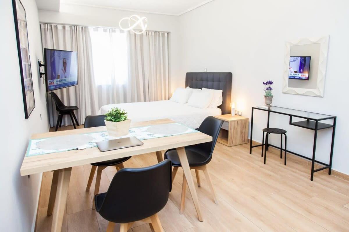 Contemporary And Chic Apartment In Central Atenas Exterior foto